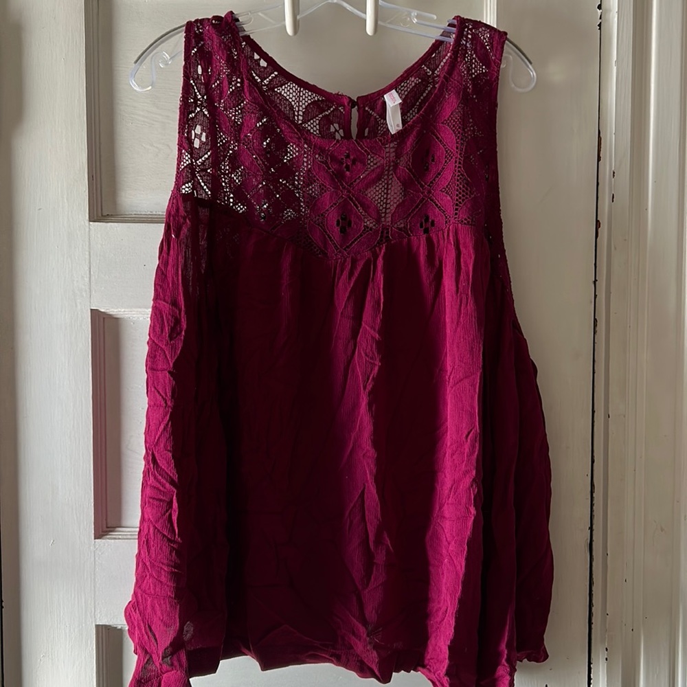 Exhilaration Sleeveless Blouse 4x - brand new with tags
